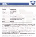 Motor promo sheet