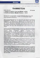German promotional sheet
