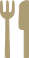 2004 Knife and fork. Used on the front cover of the Mein Teil single.