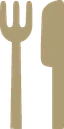 2004 Knife and fork. Used on the front cover of the Mein Teil single.