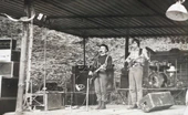 Magdalene Keibel Combo performing outdoors.