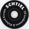 A scan of the front of the CD. Note the engraved inner-ring.