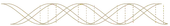 2001 - 2002 Double-helixes; variant without the central line.