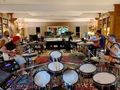 © Christoph Schneider The band in the studio in France