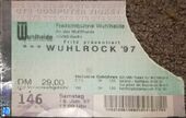 14.06.1997 Ticket Wuhlrock Festival, Berlin, Germany