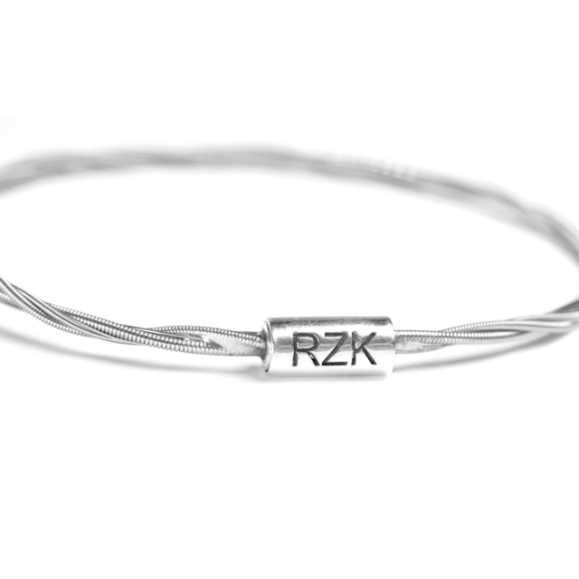 Guitar String Cuff Bracelet - Rock-for-Rich and Fight ALS